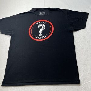 Love, Simon Men's XL Why Is Straight the Default Short Sleeve Graphic T Shirt